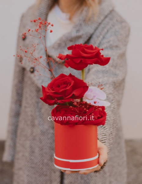 Mini Flower Box di Rose Speciale San Valentino