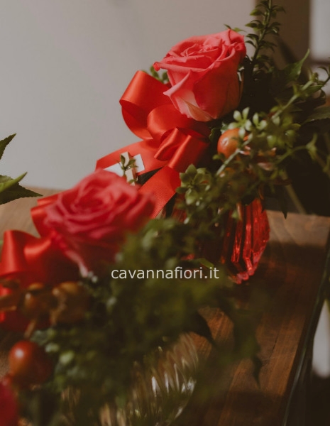 Mini Composizione Rosa stabilizzata